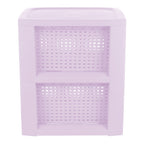 Plastic Rectangle Storage Basket - Purple, 9.4x11.4x13.0"
