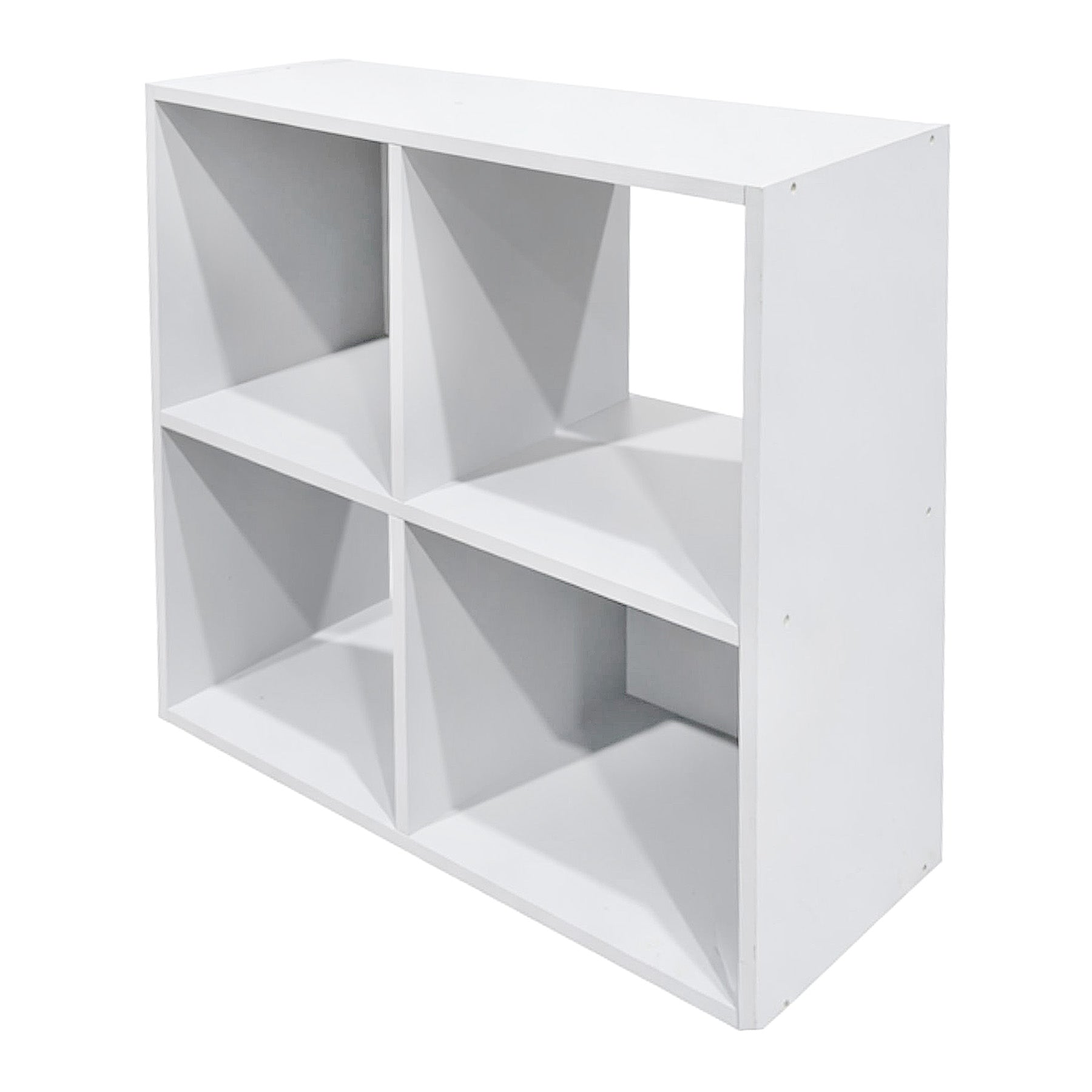 Faux Wood Storage Basket - Grey, 24.4x11.6x24.4"