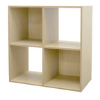 Faux Wood Storage Basket - Natural, 24.0x11.6x24.0"