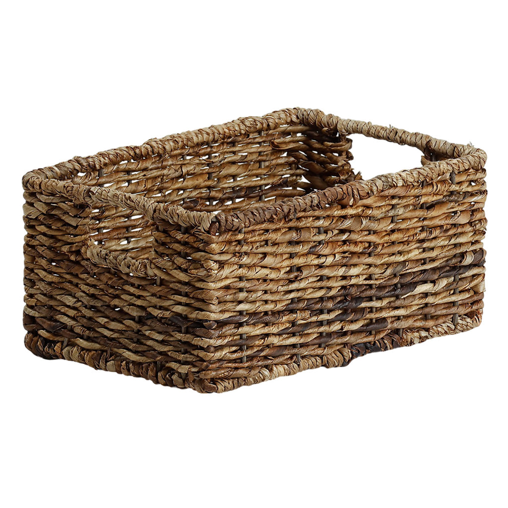 Abaca Rectangle Storage Basket - Natural, 13.0x8.0x7.0"