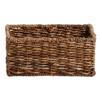 Abaca Rectangle Storage Basket - Natural, 13.0x8.0x7.0"