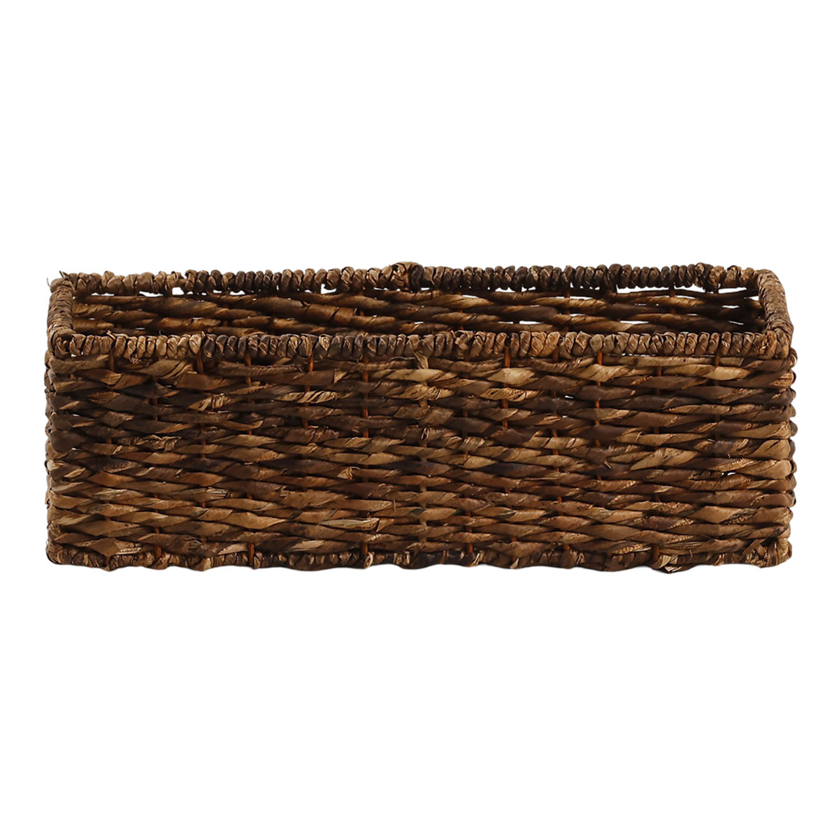 Abaca Rectangle Storage Basket - Natural, 16.0x6.0x6.5"