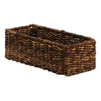 Abaca Rectangle Storage Basket - Natural, 16.0x6.0x6.5"