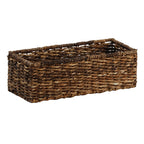 Abaca Rectangle Storage Basket - Natural, 16.0x6.0x6.5"