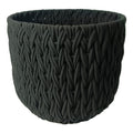 Fabric Round Storage Basket - Black, 19.5x19.5x16.9"