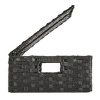 Paper Rectangle Storage Basket - Black, 13.0x11.0x5.0"