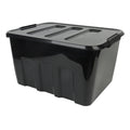 Plastic Storage Basket - Black, 22.0x16.7x12.2"