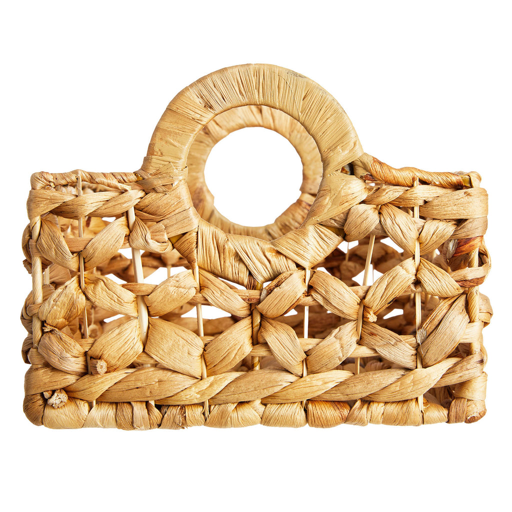 Wicker Rectangle Storage Basket - Neutral, 11.0x9.0x5.0"