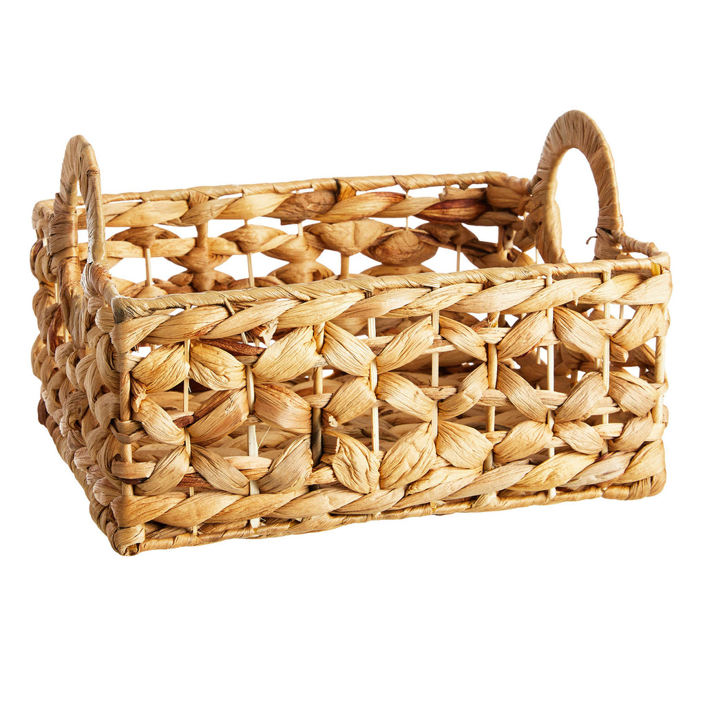 Wicker Rectangle Storage Basket - Neutral, 11.0x9.0x5.0"