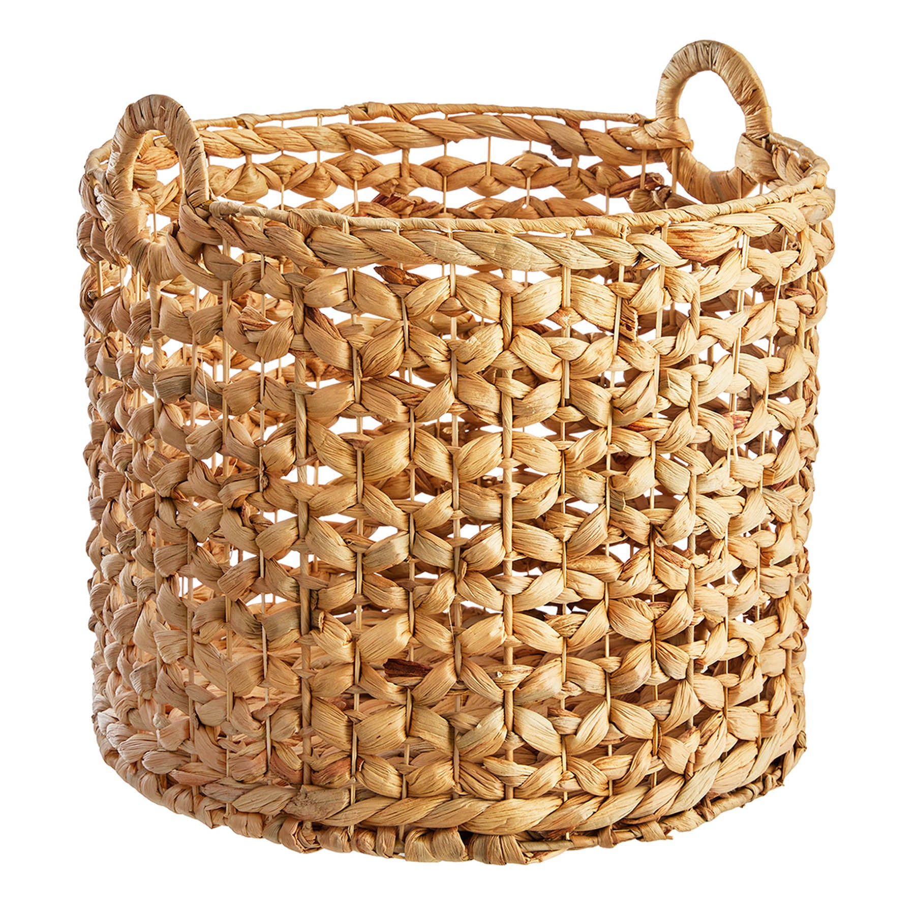 Wicker Round Storage Basket - Neutral, 17.0x17.0x14.0"