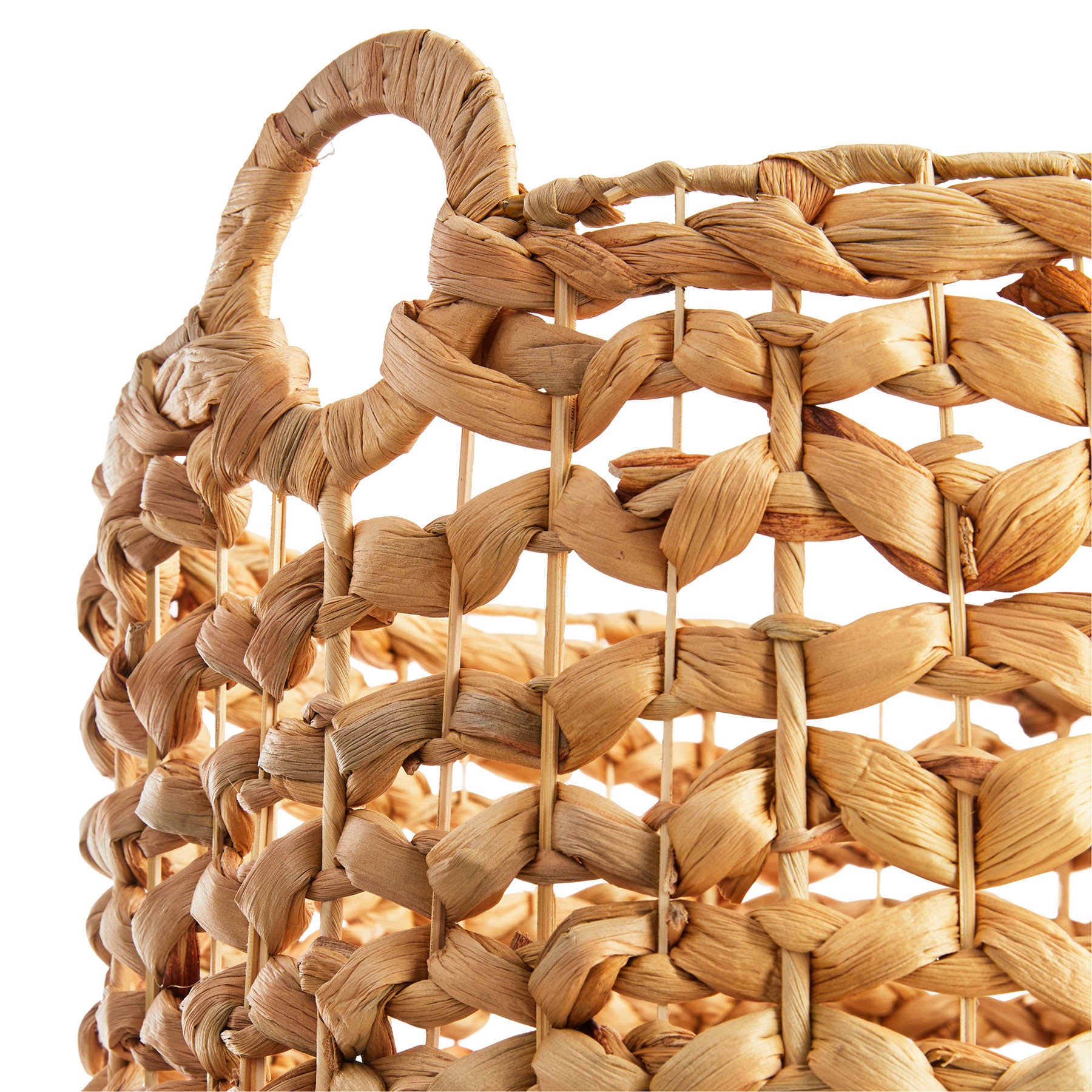 Wicker Round Storage Basket - Neutral, 17.0x17.0x14.0"