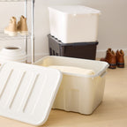 Plastic Storage Basket - Grey, 22.0x16.7x12.2"