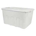 Plastic Storage Basket - Grey, 22.0x16.7x12.2"