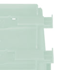 Plastic Rectangle Storage Basket - Green, 13.8x9.3x7.9"