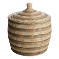 Seagrass Round Storage Basket - Multi, 19.8x19.7x24.9"