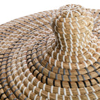 Seagrass Round Storage Basket - Multi, 19.8x19.7x24.9"