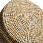 Seagrass Round Storage Basket - Multi, 19.8x19.7x24.9"