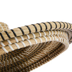Seagrass Round Storage Basket - Multi, 17.0x17.0x23.4"