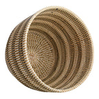 Seagrass Round Storage Basket - Multi, 17.0x17.0x23.4"