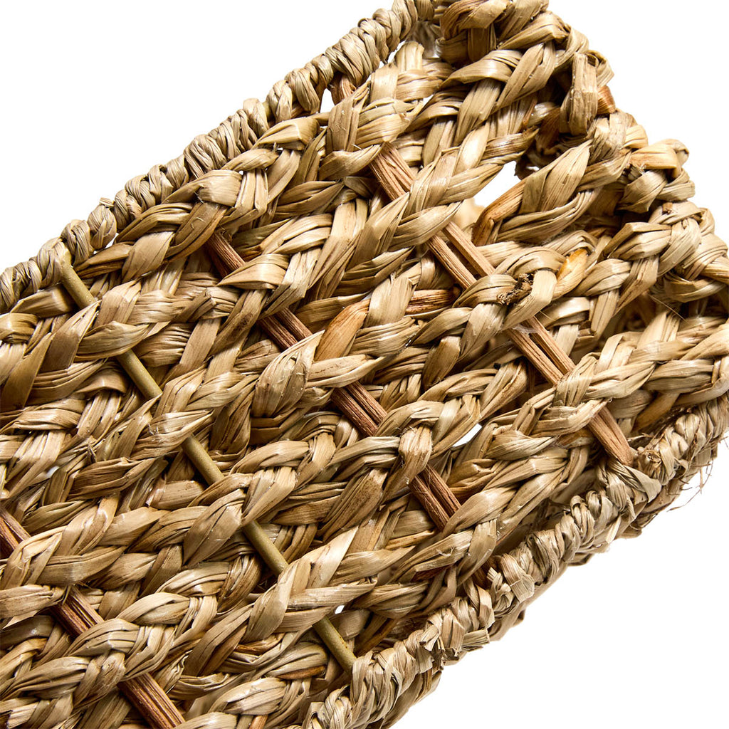 Seagrass Rectangle Storage Basket - Natural, 9.1x7.1x4.5"