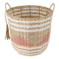Paper Round Storage Basket - Multi, 13.0x13.0x11.8"