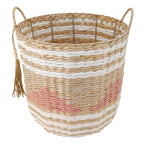 Paper Round Storage Basket - Multi, 13.0x13.0x11.8"