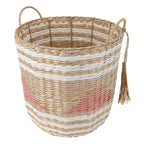 Paper Round Storage Basket - Multi, 13.0x13.0x11.8"
