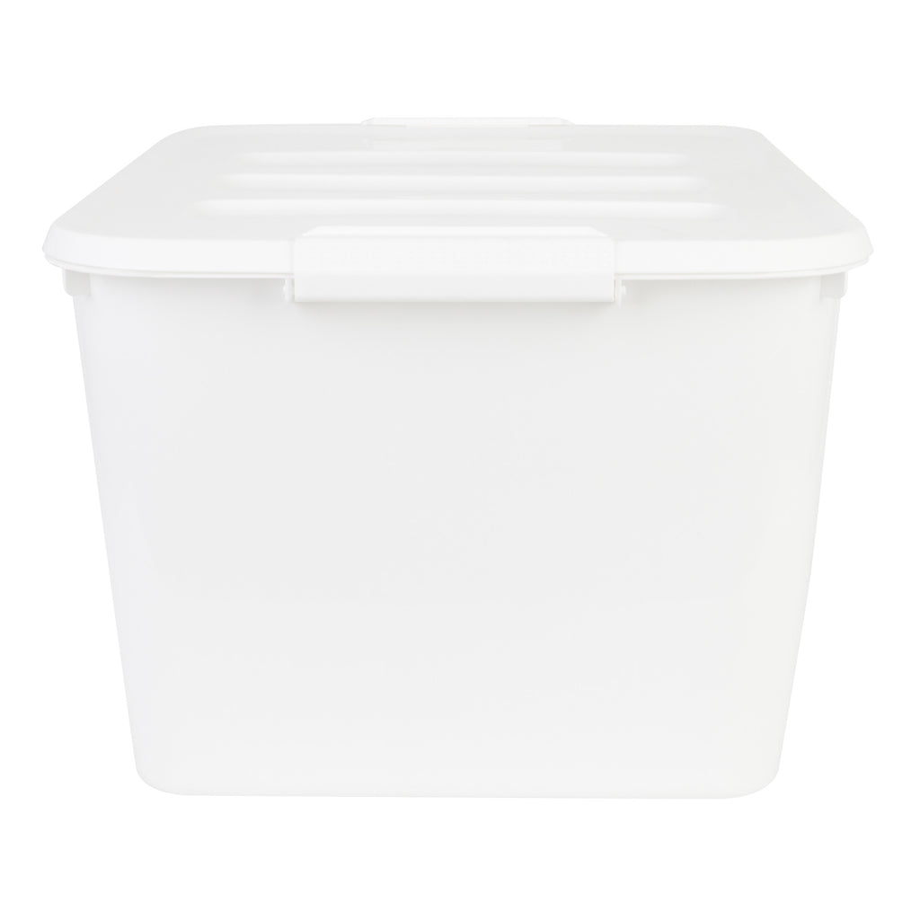 Plastic Storage Basket - White, 22.0x16.7x12.2"