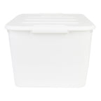 Plastic Storage Basket - White, 22.0x16.7x12.2"
