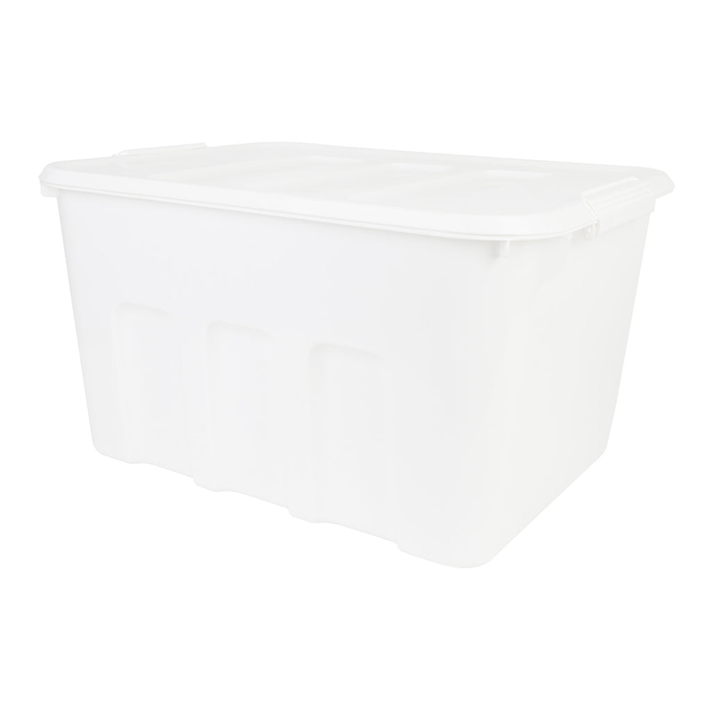 Plastic Storage Basket - White, 22.0x16.7x12.2"