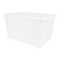 Plastic Storage Basket - White, 22.0x16.7x12.2"