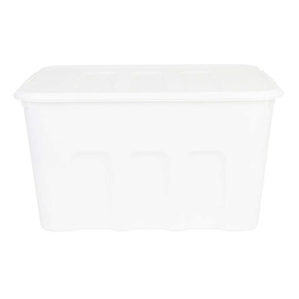 Plastic Storage Basket - White, 22.0x16.7x12.2"