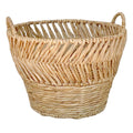 Water Hyacinth Round Storage Basket - Natural, 18.0x18.0x14.4"